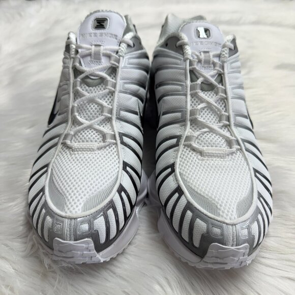 Nike Shox TL White Platinum Mens Running Shoes AV3595-102 VNDS Sz 10 main image 6